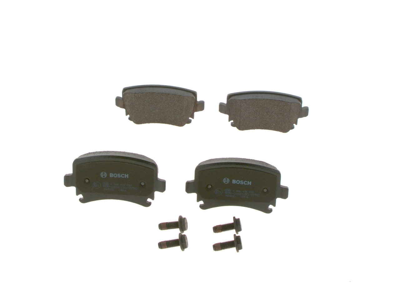 Pastillas traseras de freno Bosch 0986494053 precio, desde 19,87 EUR