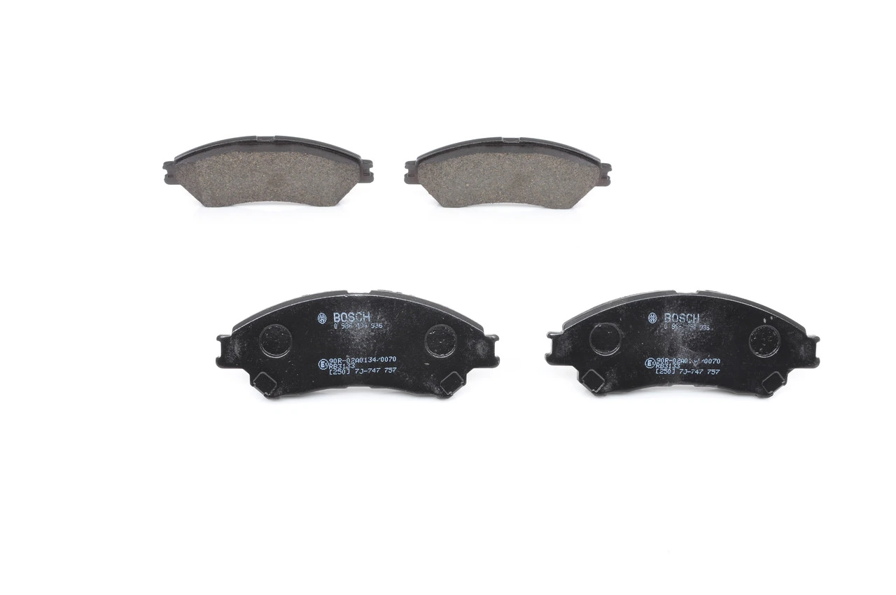 0986494936 Bosch Pastillas delanteras