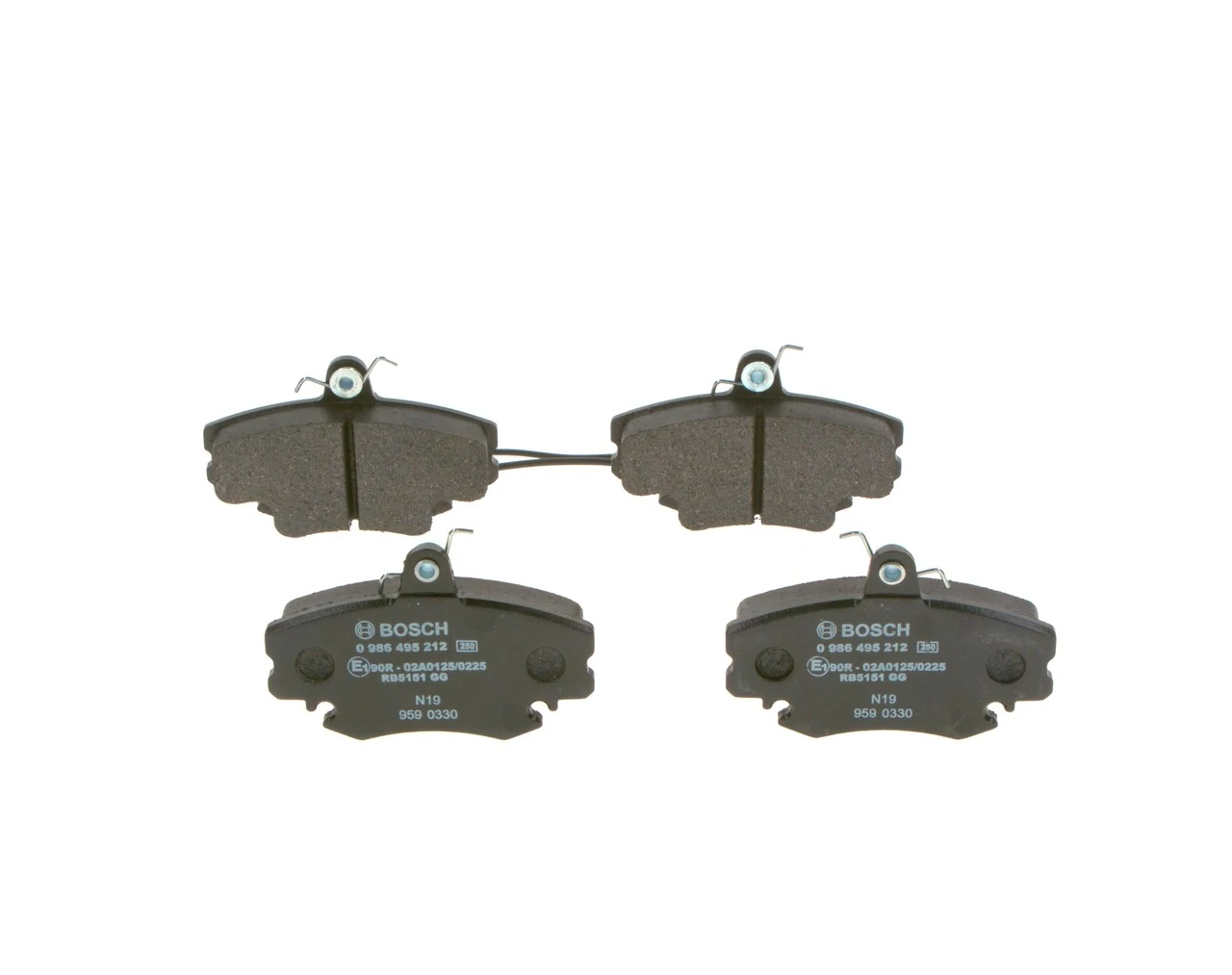 Comprar 0986495212 Bosch Pastillas delanteras de freno