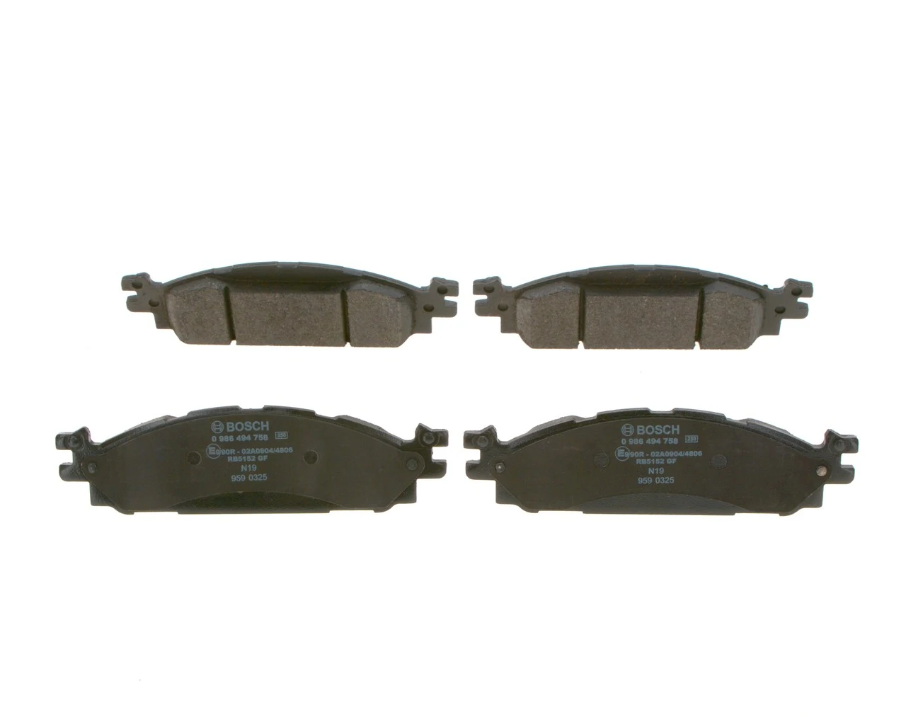 Comprar 0986494758 Bosch Pastillas delanteras de freno