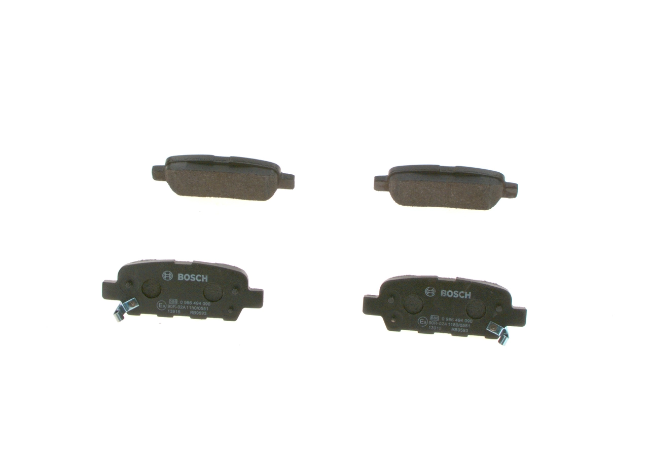 Comprar 0986494090 Bosch Pastillas de freno traseras