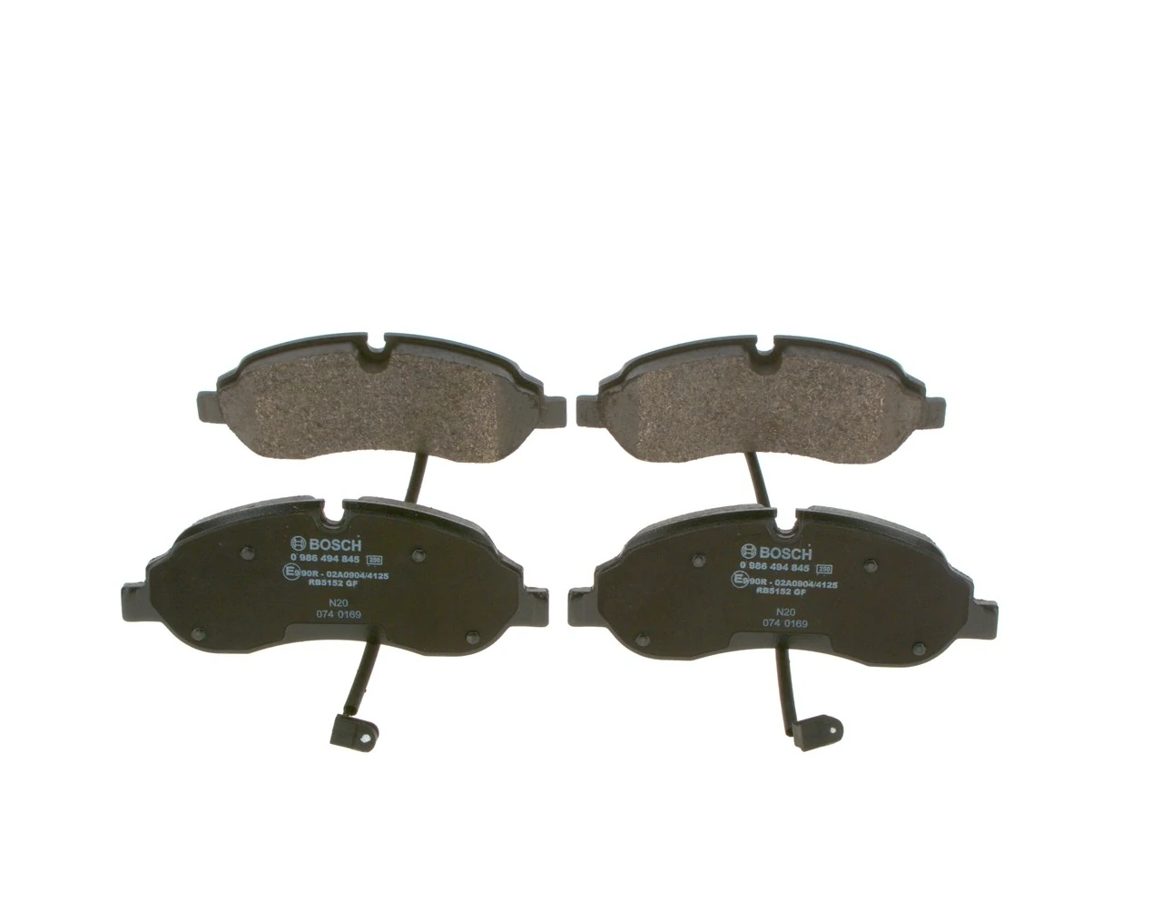 Comprar 0986494845 Bosch Pastillas delanteras de freno