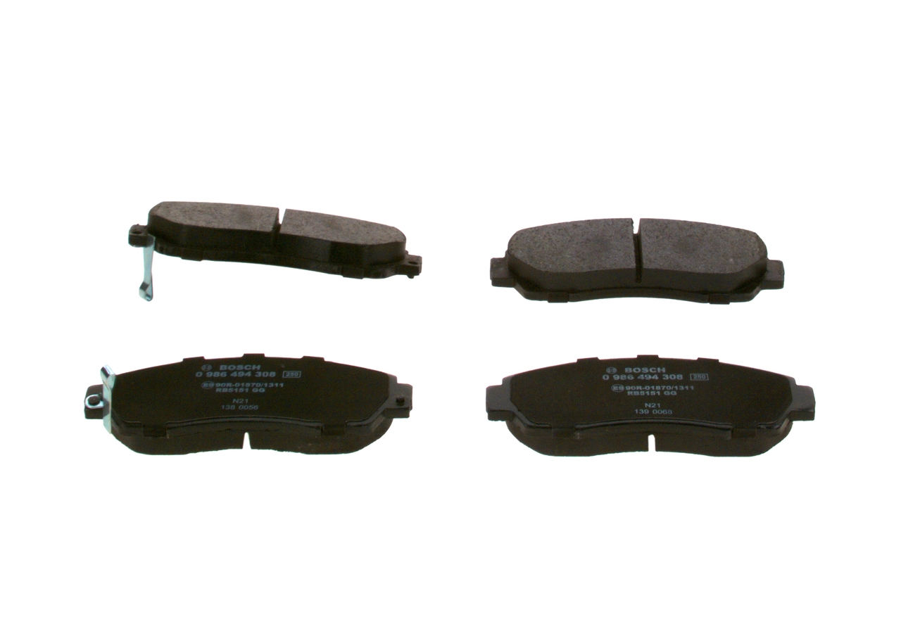 Pastillas freno delanteras Bosch 0986494308 precio, desde 39,07 EUR