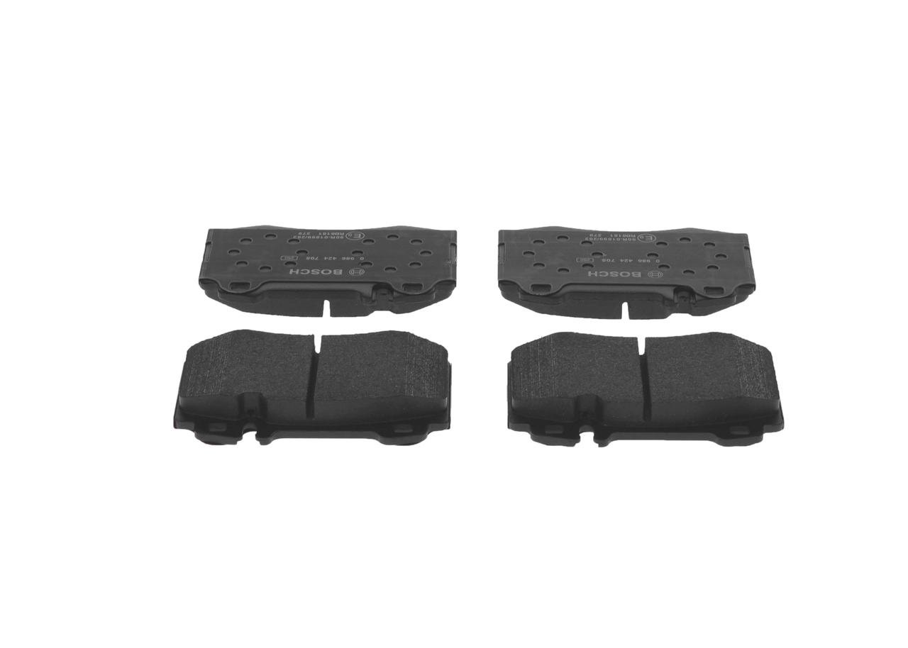 0986424705 Bosch Pastillas delanteras