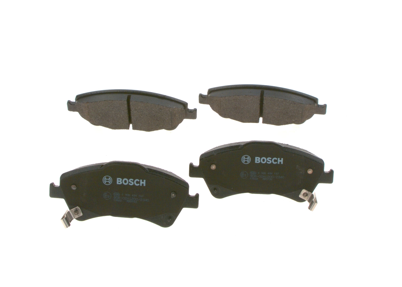 Comprar 0986494187 Bosch Pastillas delanteras de freno