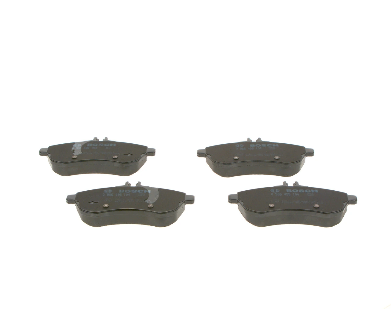 0986495104 Bosch Pastillas delanteras