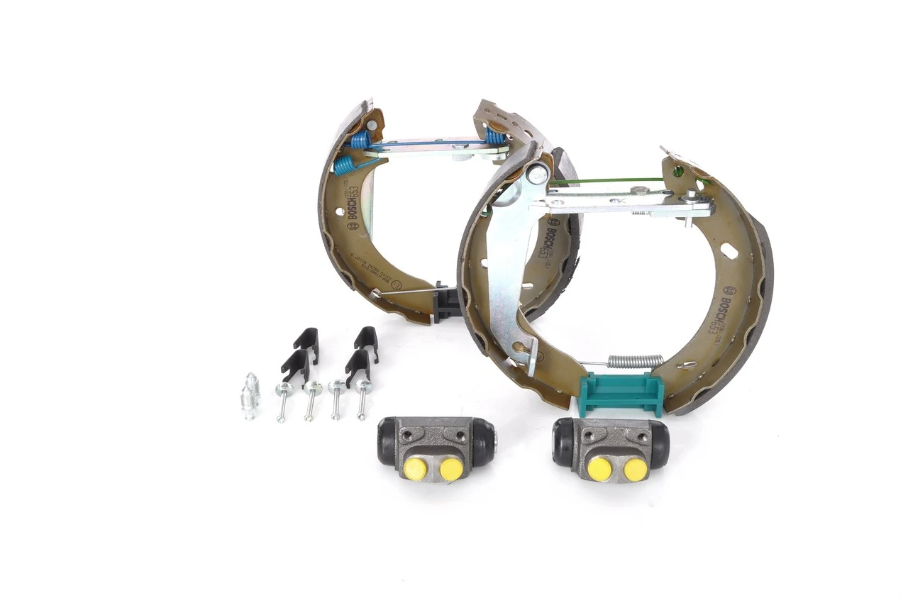 Kit de zapatas de frenos de tambor, con cilindros, completo Ford Orion III