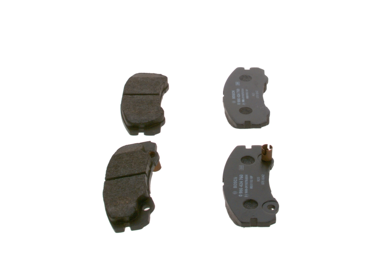 0986424760 Bosch Pastillas delanteras