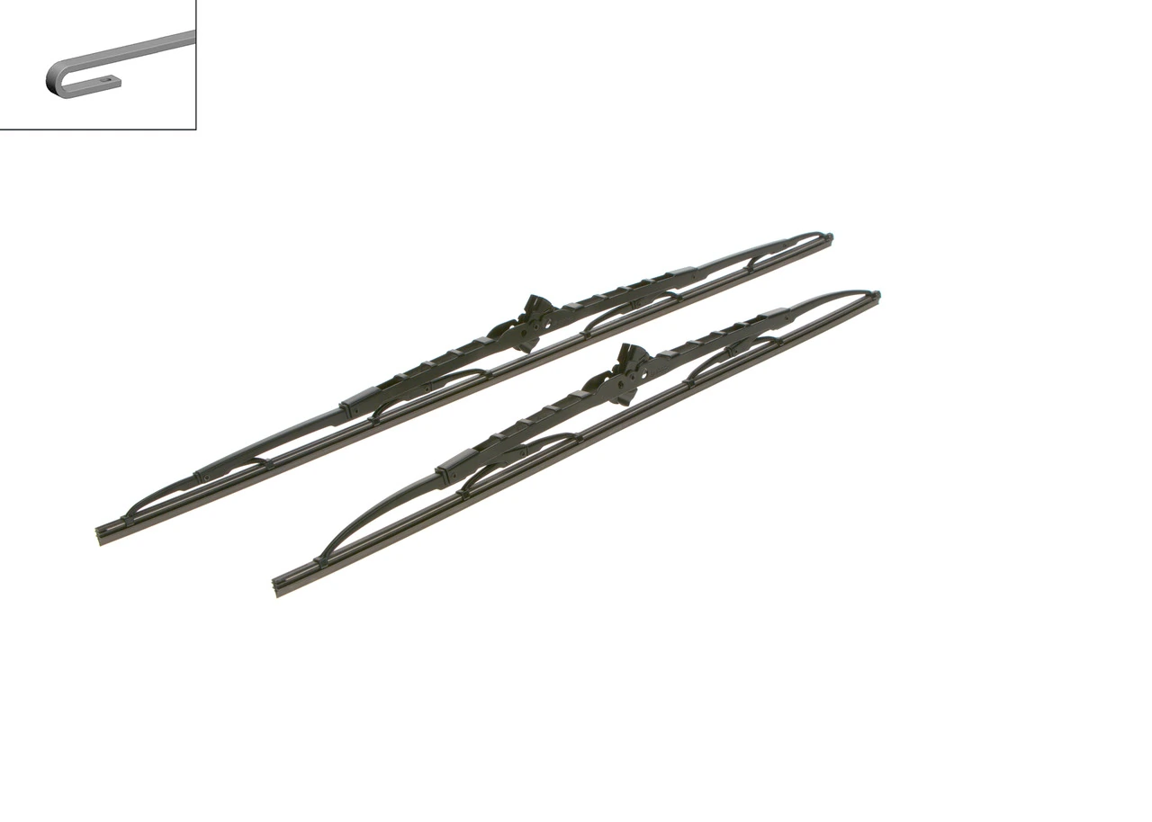 Comprar 3397010302 Bosch Juego de escobillas de luna delantera, 2 piezas