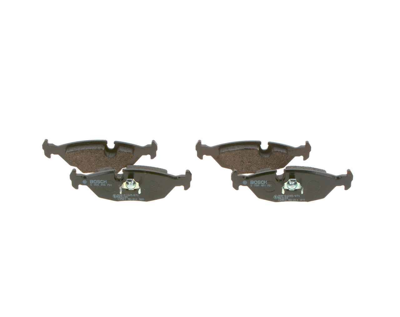 Comprar 0986466751 Bosch Pastillas de freno traseras