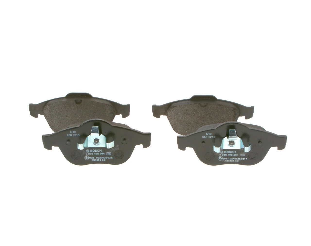 0986495264 Bosch Pastillas delanteras