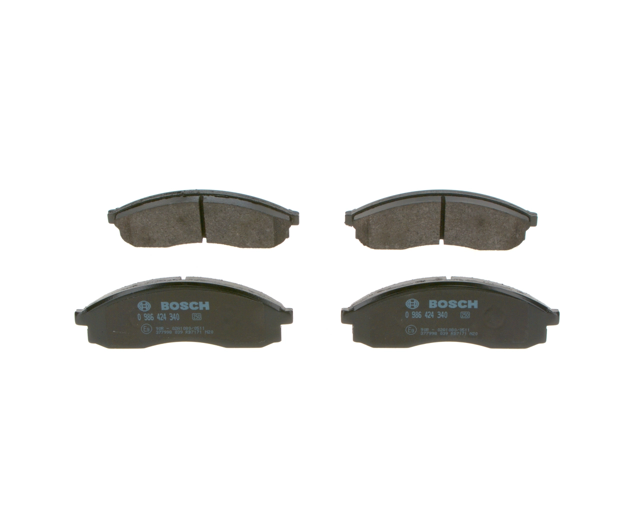 Comprar 0986424340 Bosch Pastillas delanteras de freno
