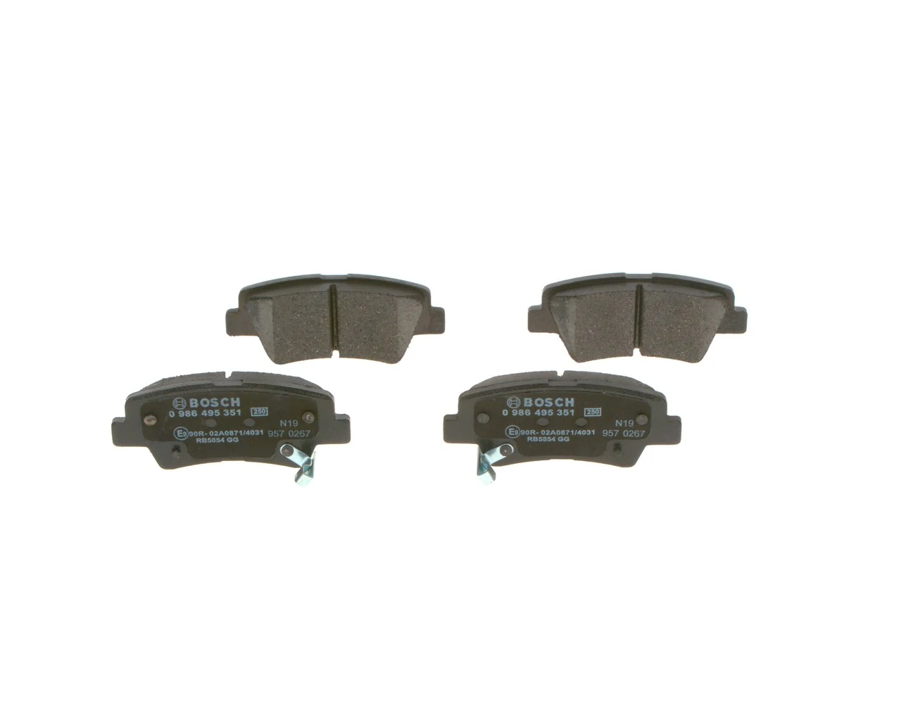 Pastillas traseras de freno Bosch 0986495351 precio, desde 20,75 EUR