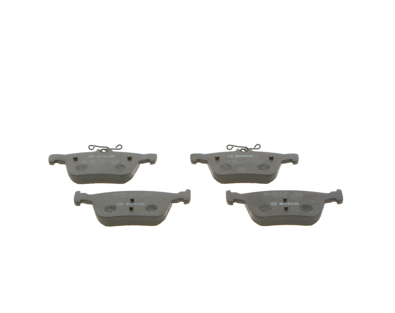 0986494659 Bosch Pastillas freno traseras