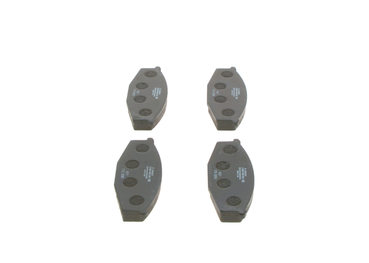0986468630 Bosch Pastillas delanteras