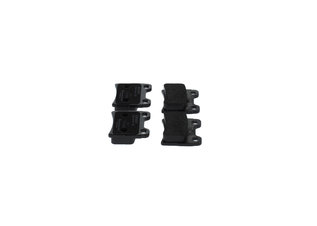0986495386 Bosch Pastillas freno traseras