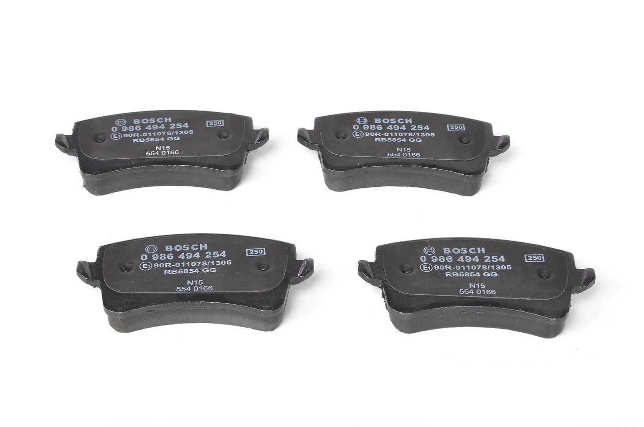 0986494254 Bosch Pastillas freno traseras