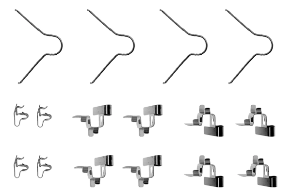 Juego de reparación, pastillas de frenos Toyota Celica T16