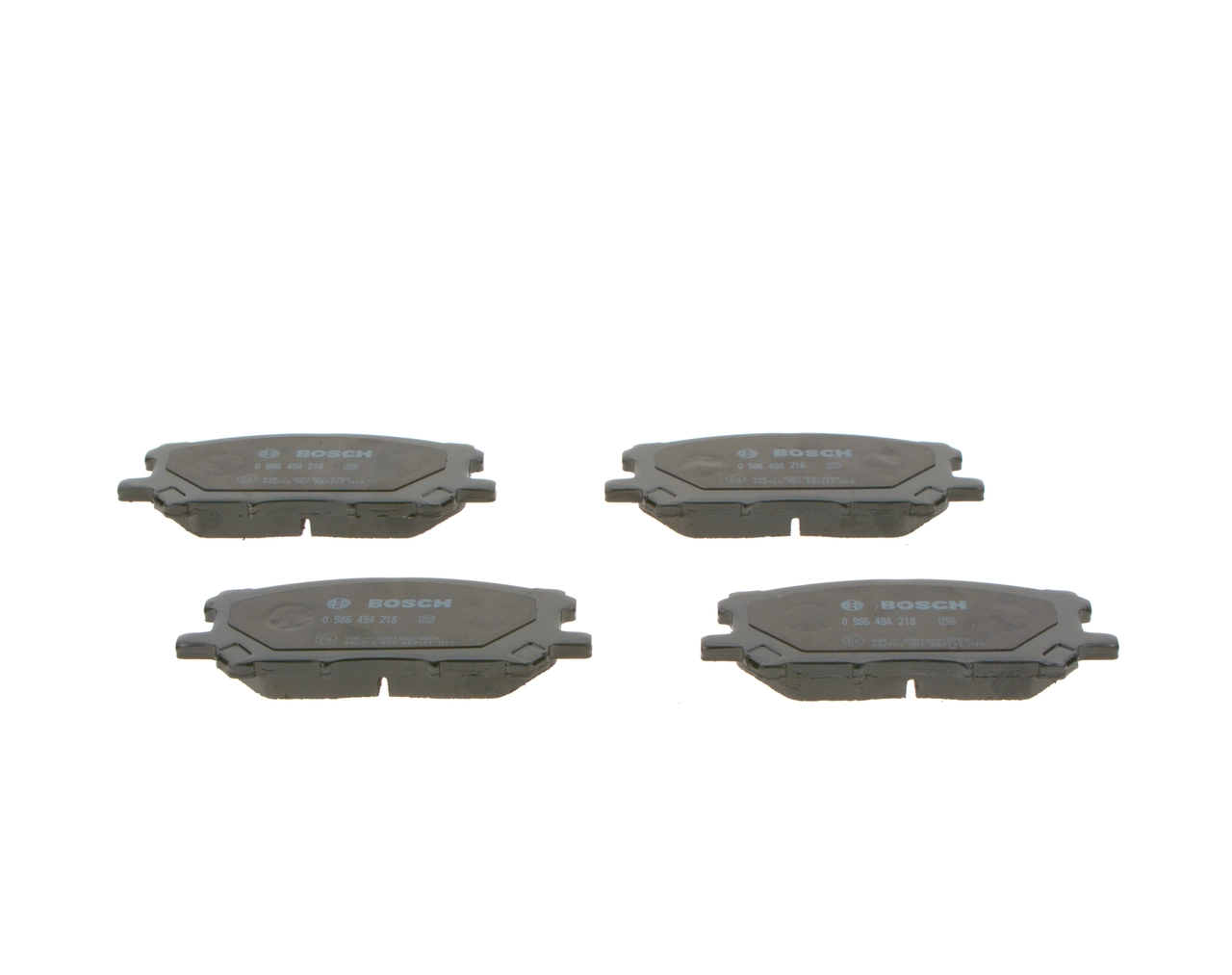 0986494218 Bosch Pastillas delanteras