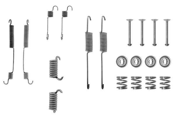 Juego de montaje, zapatas de freno traseras para Ford Orion II (AFF)