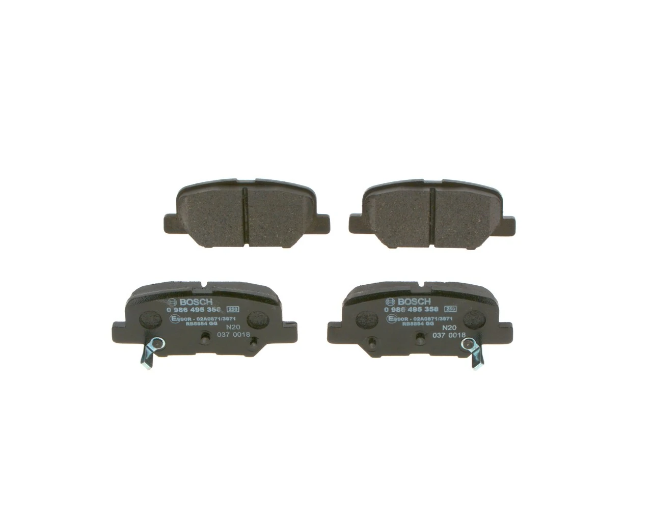 Comprar 0986495358 Bosch Pastillas de freno traseras