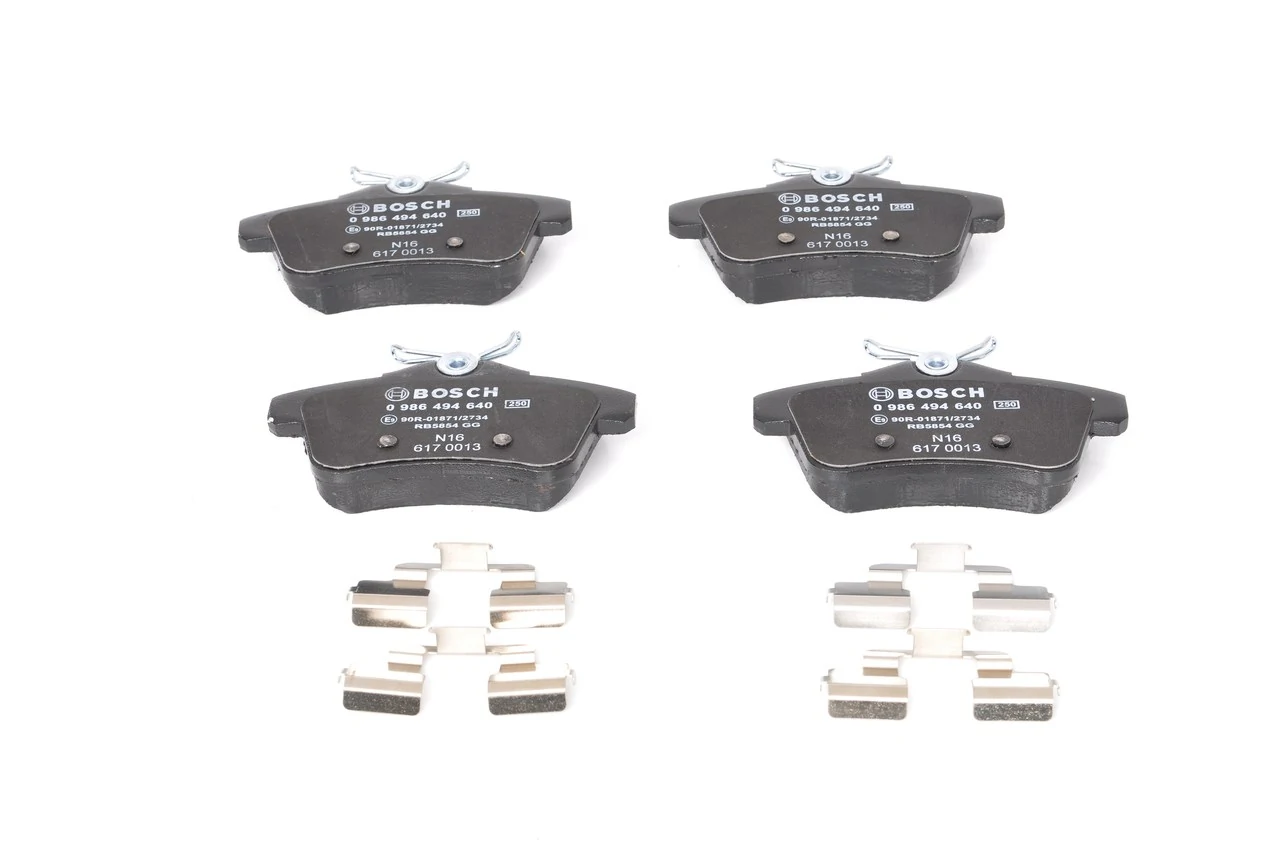 Pastillas de freno traseras 0986494640 Bosch