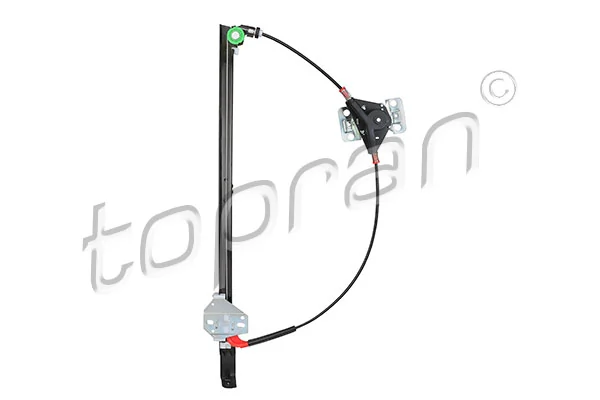 Mecanismo elevalunas delantero derecha para Volkswagen Transporter  (70B, 70C, 7DB, 7DK, 70J, 70K, 7DC, 7DJ)