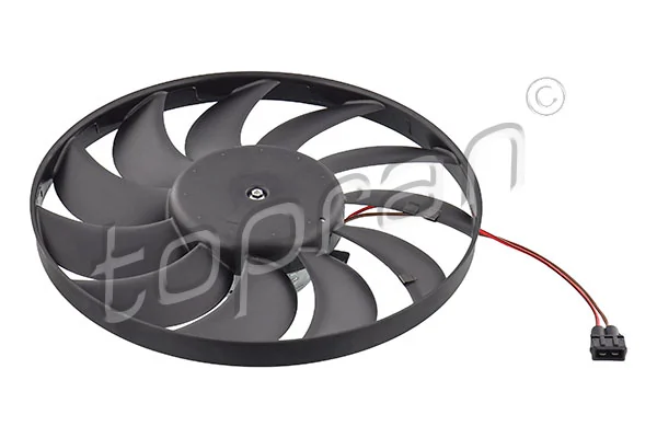 Ventilador (rodete +motor) refrigeración del motor con electromotor completo Volkswagen Transporter (70B, 70C, 7DB, 7DK, 70J, 70K, 7DC, 7DJ)