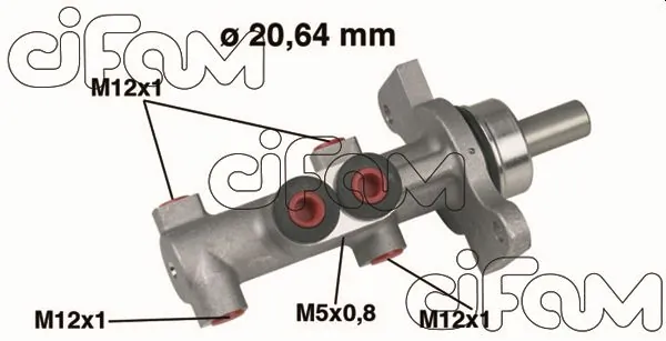 Cilindro principal de frenos Citroen C8  (2002-2008)