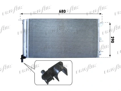 Comprar Condensador de aire acondicionado Fiat Panda II 169A a bajo precio