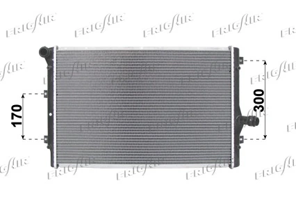Radiador de agua Audi TT  (8J3)