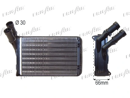 Radiador calefacción 8FH351311284 HELLA