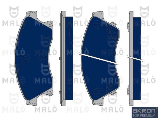 Pastillas de freno delanteras para Chevrolet Aveo  (T300)