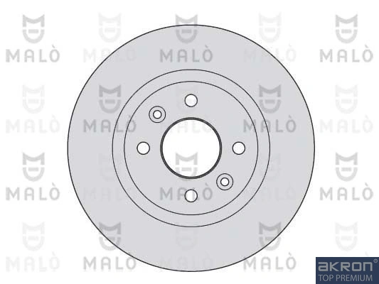 Disco de freno delantero para Renault LOGAN I (LS)