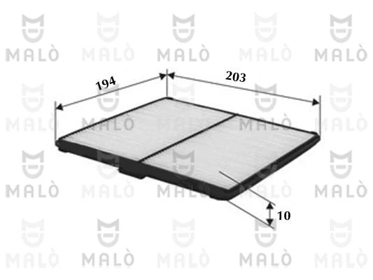 Filtro de polen para Daewoo Matiz  (KLYA)