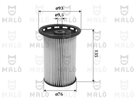 Filtro de combustible para Audi Q3 8UB, 8UG
