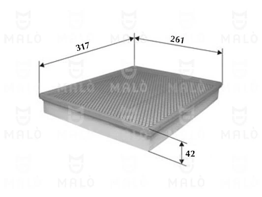 Filtro de aire de motor Renault Master II (2003-2010)