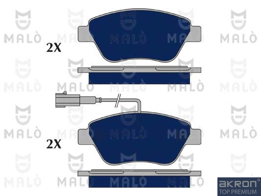 Pastillas delanteras Alfa Romeo Mito  (2008-2018)