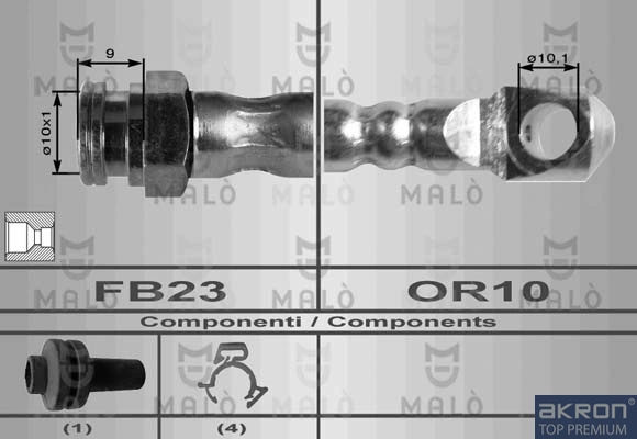 Comprar Tubo flexible de frenos delantero Delta I 831AB0