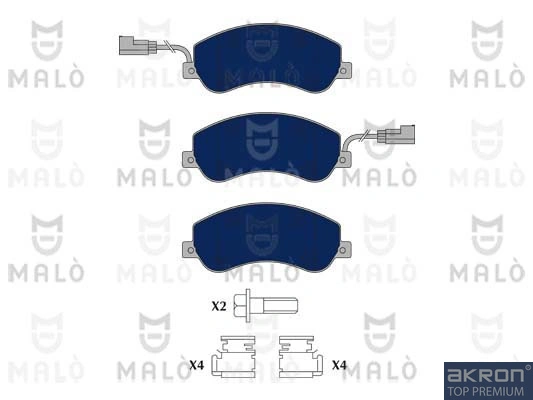 Pastillas de freno delanteras para Ford Connect  (TC7)