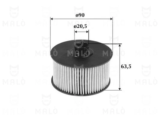Filtro de aceite motor para Mercedes B  (W247)
