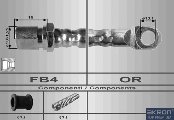 Tubo flexible de frenos delantero NIVA  SUV (1976-1994) original desde 12,73 €