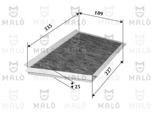 Filtro de polen para Mercedes C  (S203)