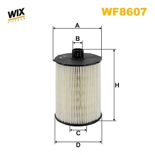 Filtro de combustible ELG5712 Mecafilter