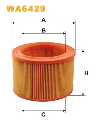 Filtro de aire de motor Peugeot 205 I (1983-1987)