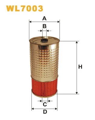 Filtro de aceite motor Mercedes 100 