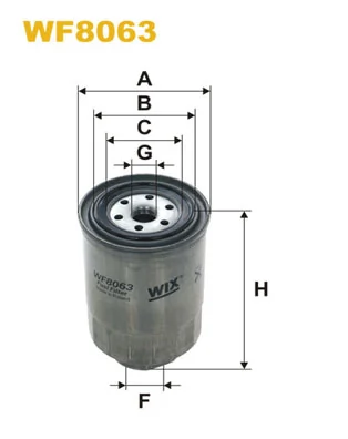 Filtro de gasoil para Nissan Almera I (N15)