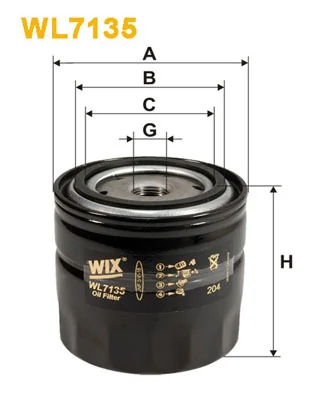WL7135 WIX