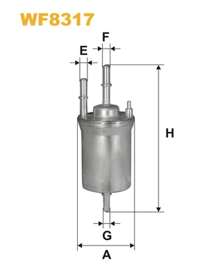 Filtro de combustible WIX WF8317