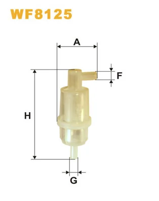 Filtro de combustible WIX WF8125